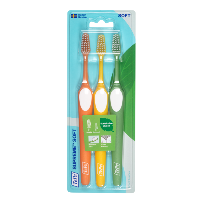 Set 3 periute de dinti TePe Supreme Soft